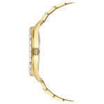 Matrix date watch Swiss Made, Metal bracelet, Gold tone, Gold-tone finish